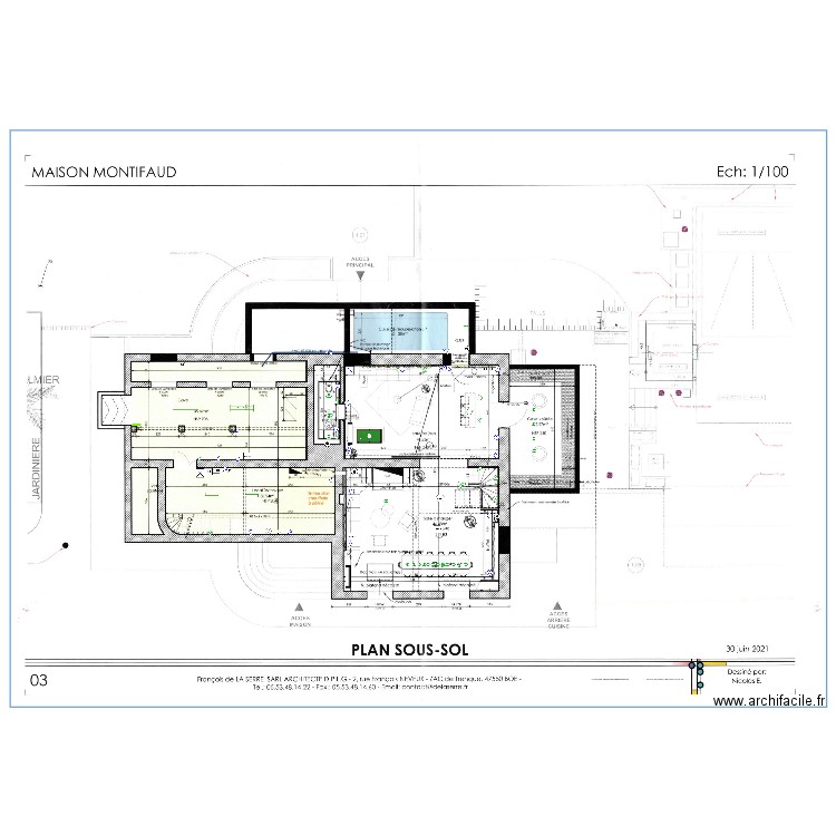 r-1. Plan de 0 pièce et 0 m2