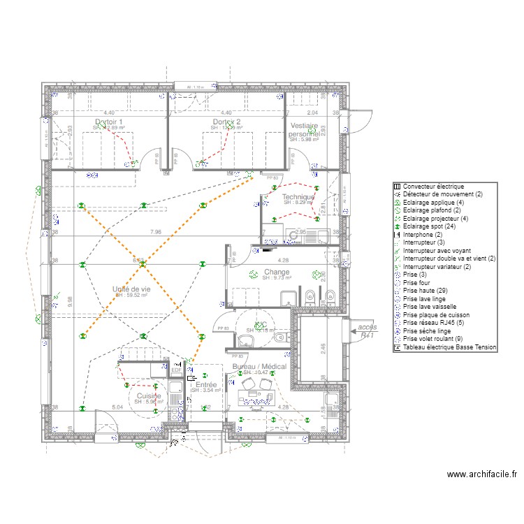 MK RDC V2 . Plan de 0 pièce et 0 m2