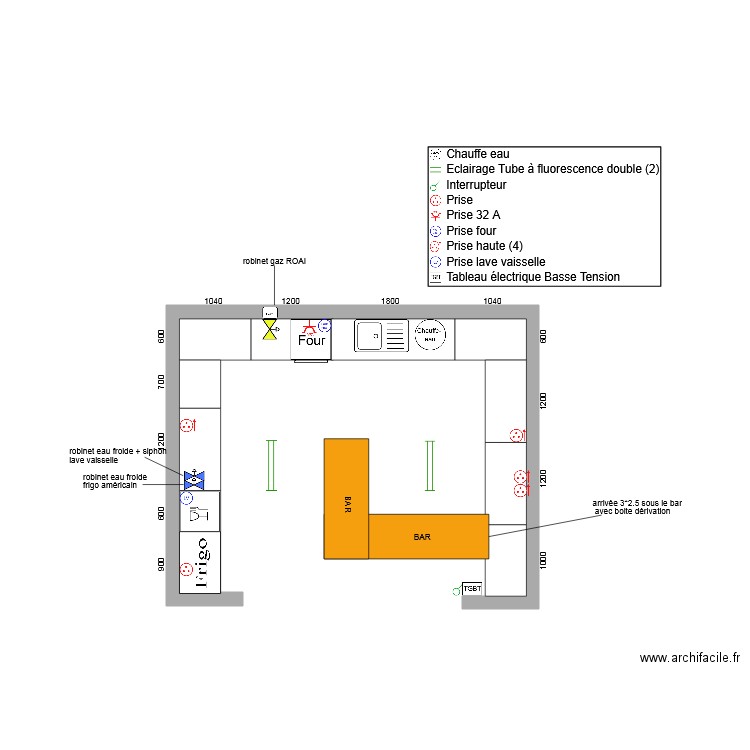 cuisine extérieur PAYET. Plan de 0 pièce et 0 m2