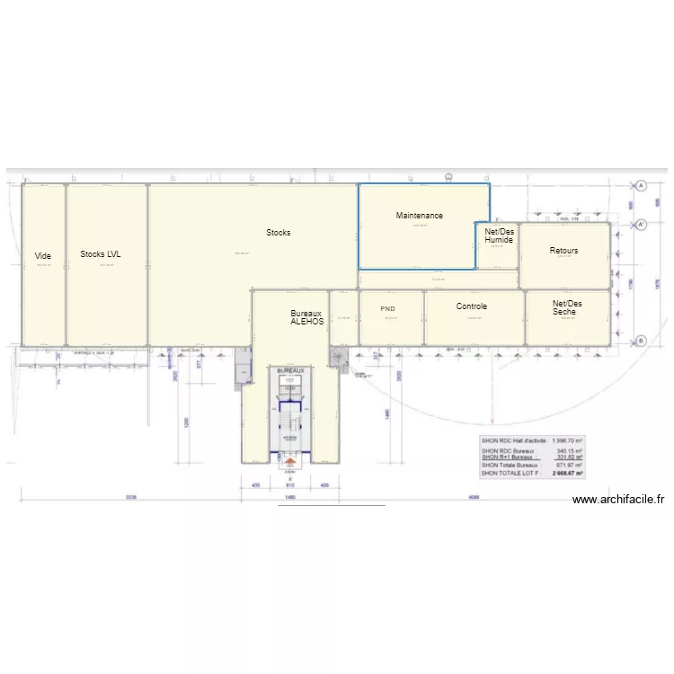 Nouveau Site Lyon V2. Plan de 