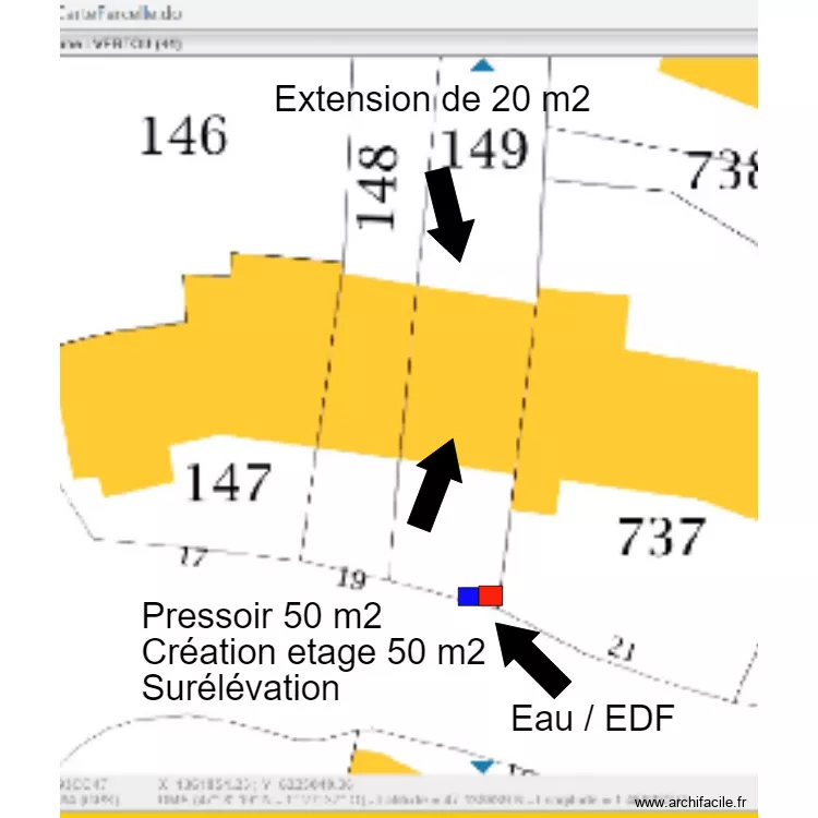 PRESSOIR. Plan de PRESSOIR. Plan de