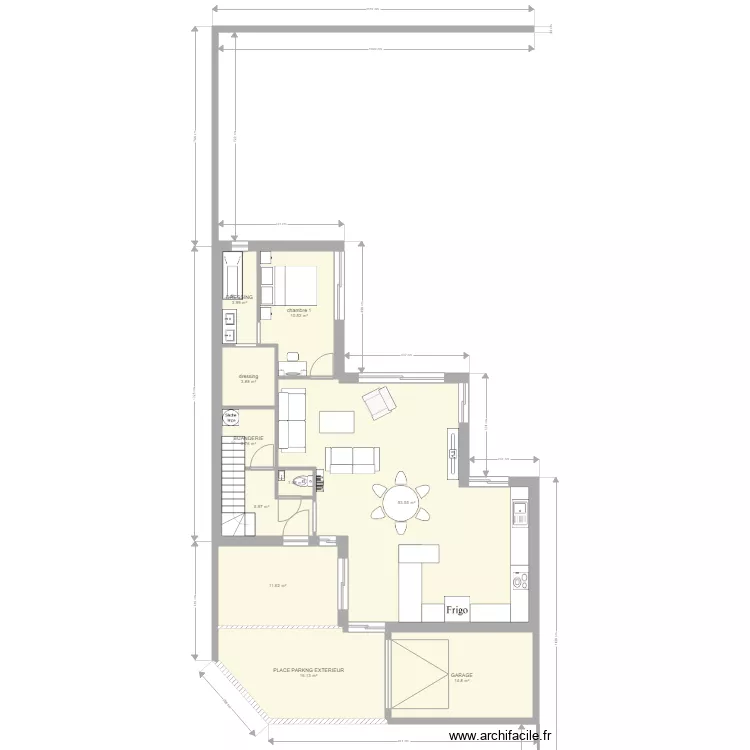 REMIX OCTOBRE PLAN RDC REMIX GARAGE VERSION 2. Plan de 
