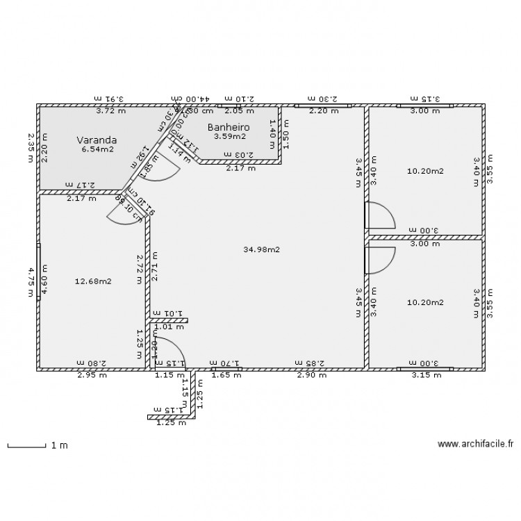 Obra 2. Plan de 0 pièce et 0 m2