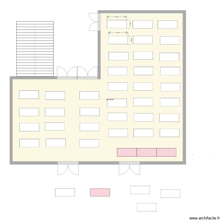 le pertuis. Plan de 