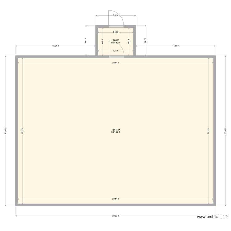 Masy Large Freezer with Ante. Plan de 2 pièces et 110 m2