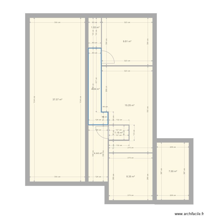 projet 2. Plan de 0 pièce et 0 m2