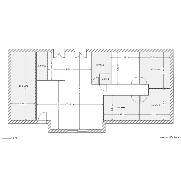 machy. Plan de 0 pièce et 0 m2