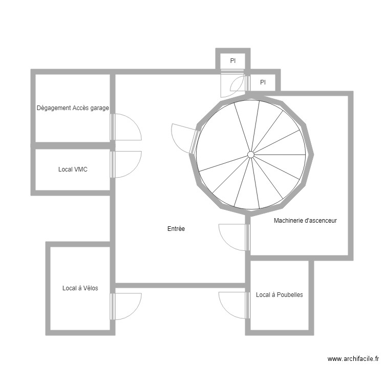 4B RDC. Plan de 0 pièce et 0 m2