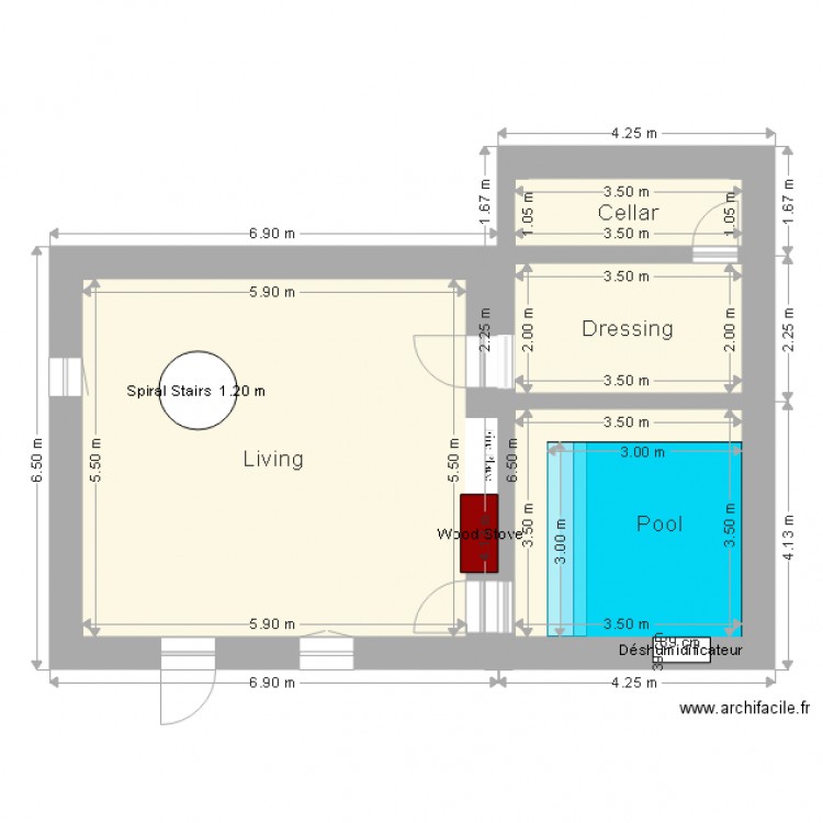 Brainstorming GZ dimensions. Plan de 0 pièce et 0 m2