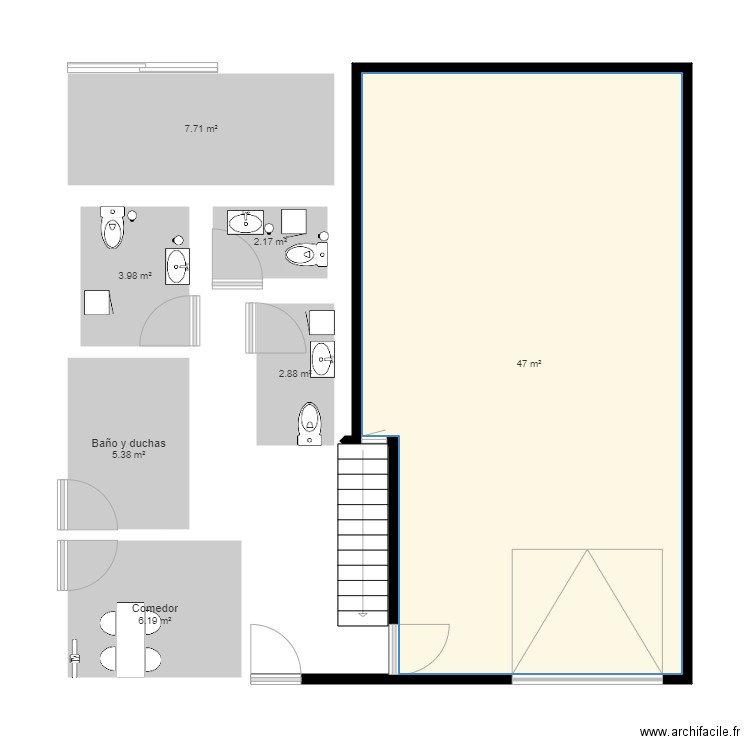 Galpón Imperio. Plan de 0 pièce et 0 m2