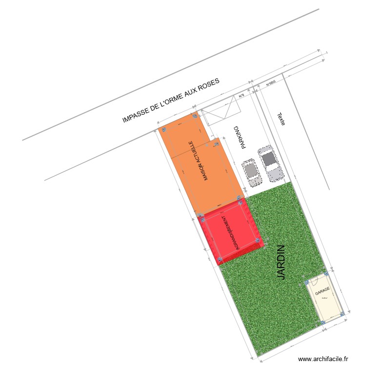 PLAN DE MASSE. Plan de 0 pièce et 0 m2