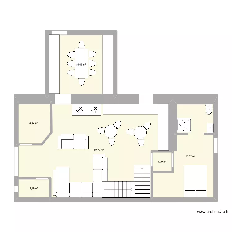 Plan La Villa Zen - RDC V2. Plan de Plan La Villa Zen - RDC V2. Plan de