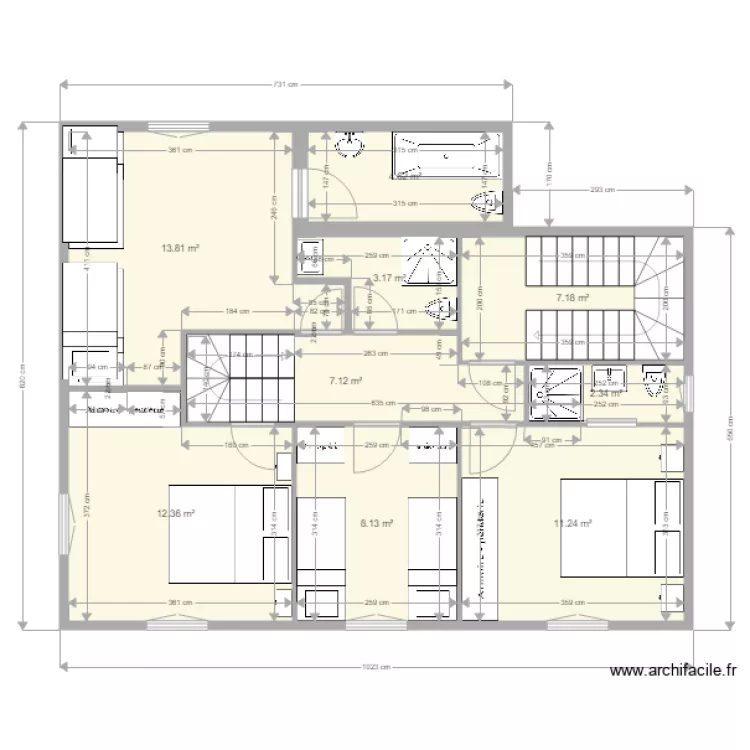 st lu 1er etage bis. Plan de 