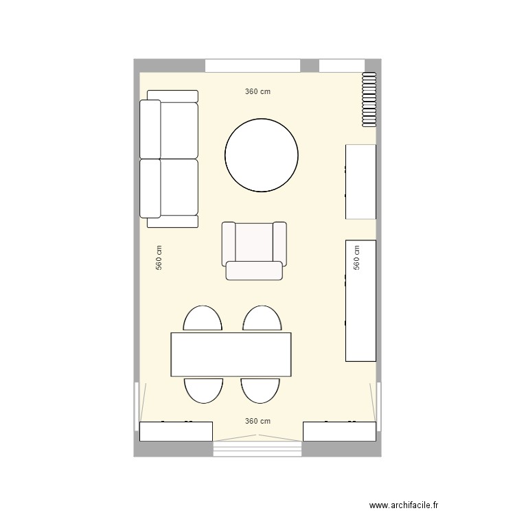 salon ermitage 1. Plan de 0 pièce et 0 m2