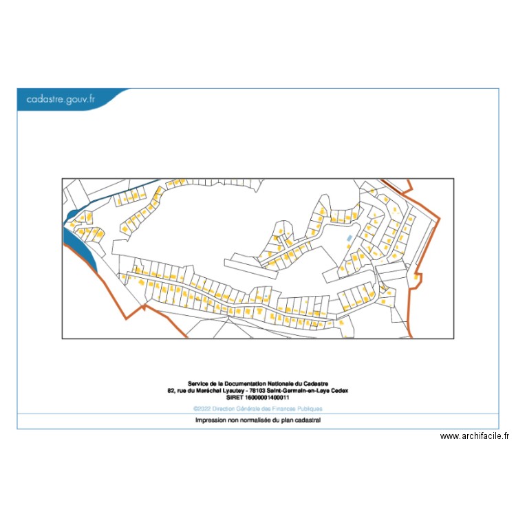 Plan de situation du domaine. Plan de 0 pièce et 0 m2