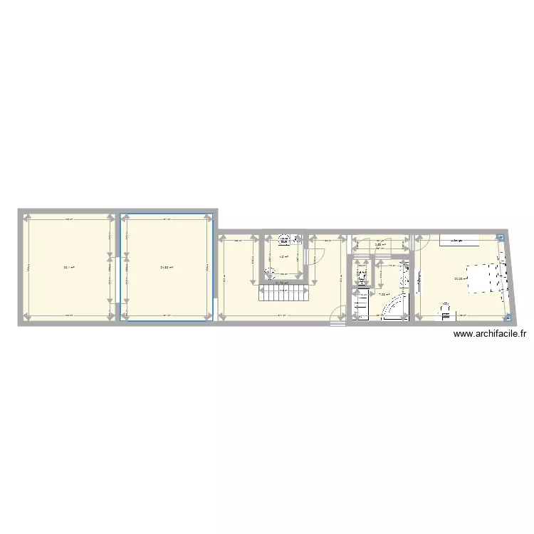 yvrench long&egrave;re. Plan de 