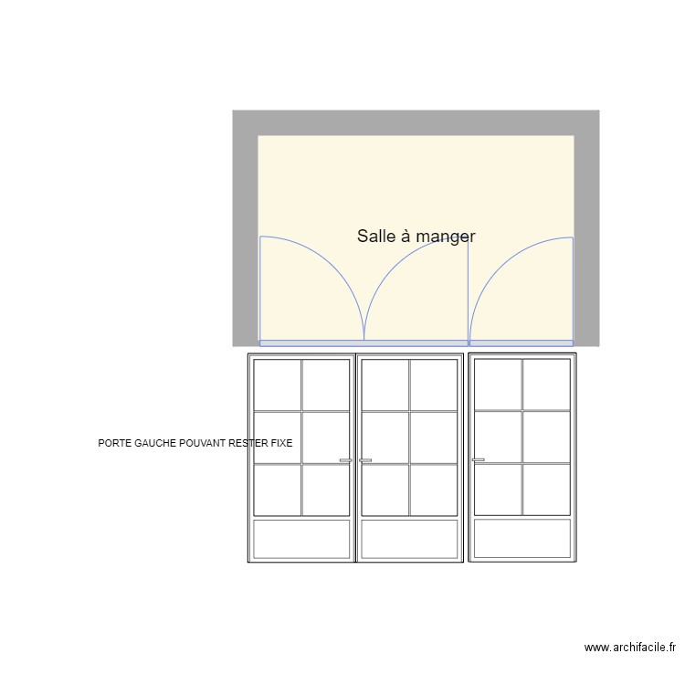 LIN. Plan de 1 pièce et 7 m2