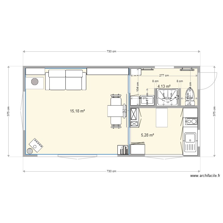 Chalet V2. Plan de 0 pièce et 0 m2