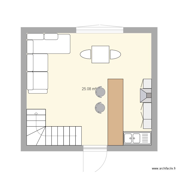 Poros. Plan de 0 pièce et 0 m2