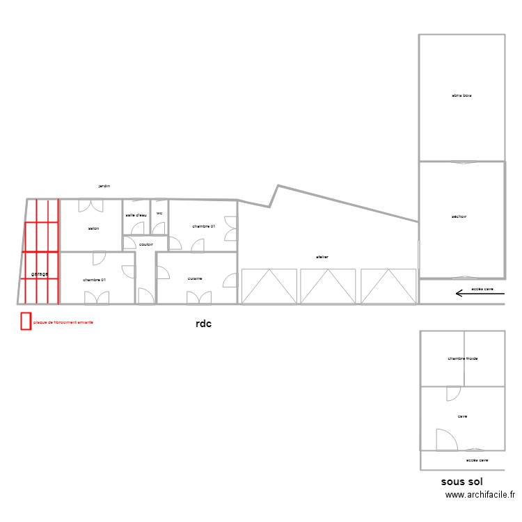 proux1. Plan de 0 pièce et 0 m2