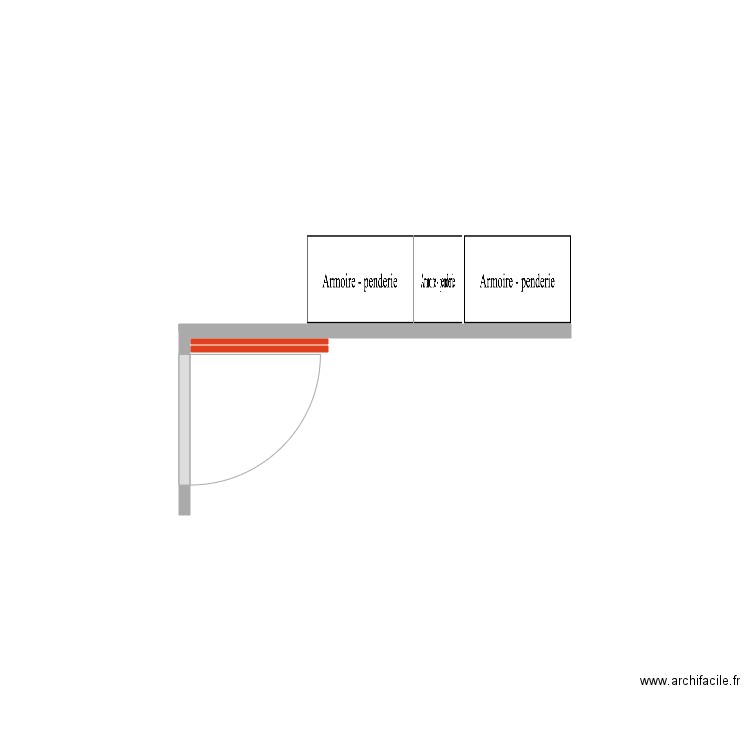 Placard LN. Plan de 0 pièce et 0 m2