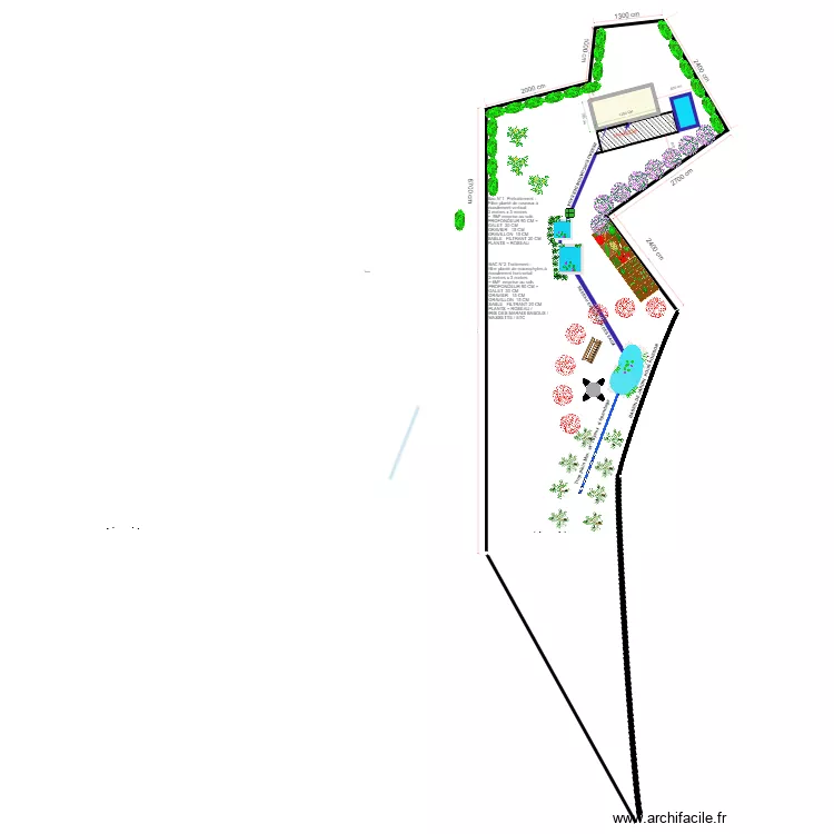 CHALET IKA . Plan de 
