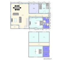 plan 4 chambres
