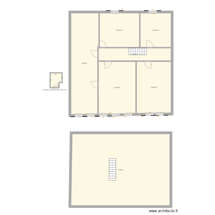 Croquis COMMUNE DE FENETRANGE 2ème. Plan de 8 pièces et 239 m2