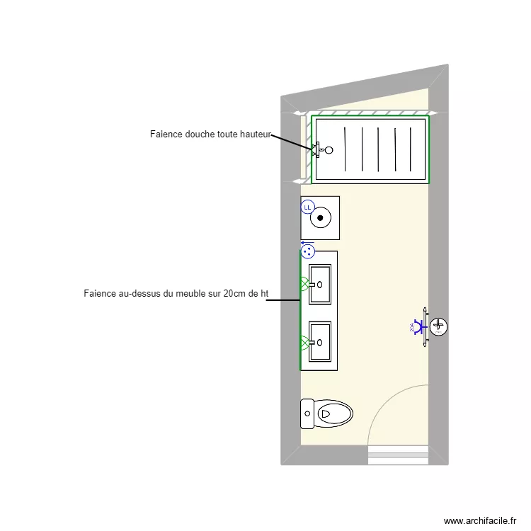 brunet projet. Plan de 