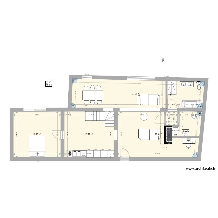 hantay version 2. Plan de 0 pièce et 0 m2