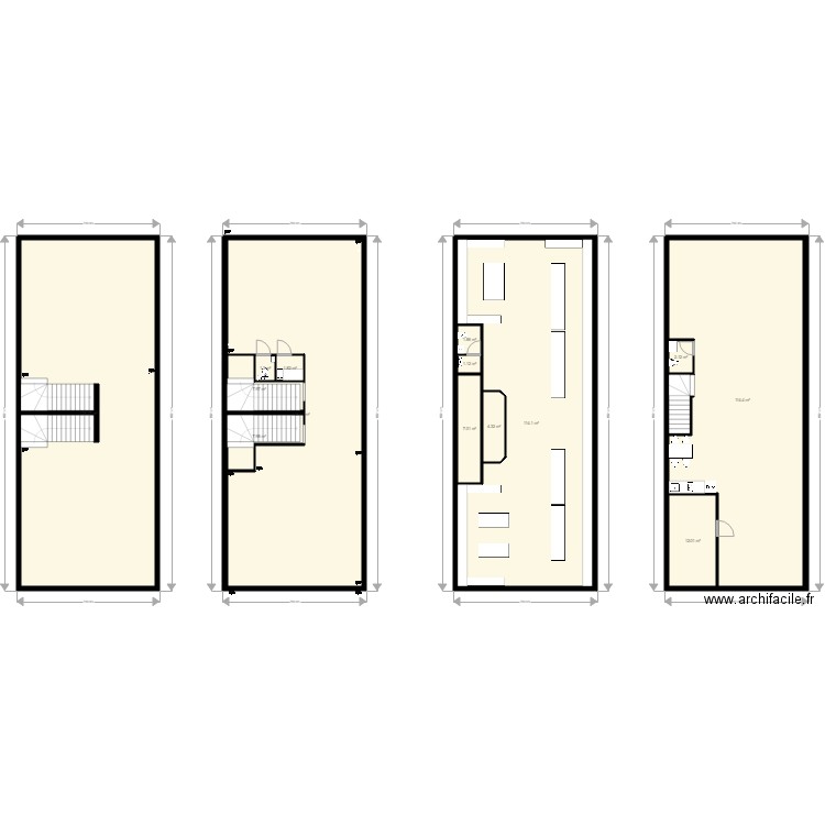 plan ak 2. Plan de 14 pièces et 512 m2