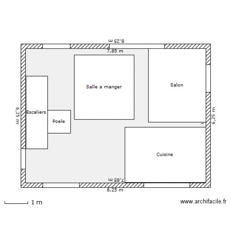 salon 1. Plan de 0 pièce et 0 m2