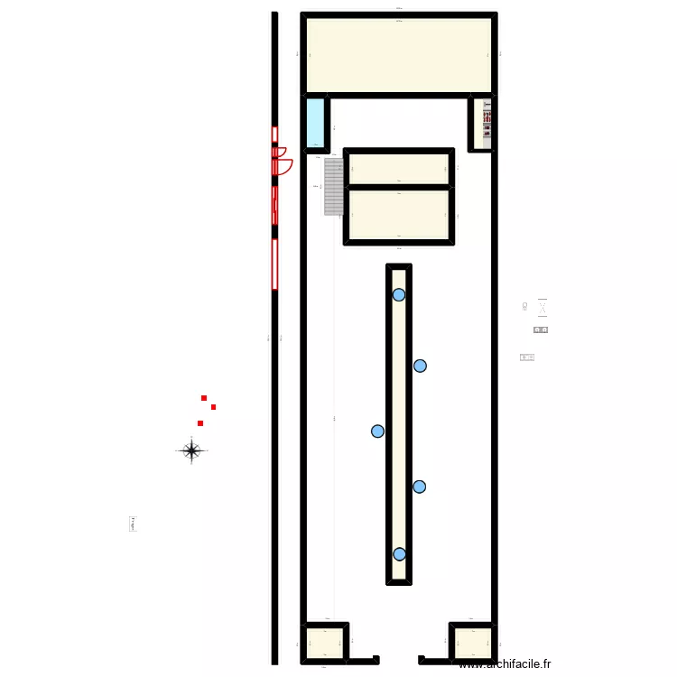 appartement. Plan de 8 pièces et 197 m²