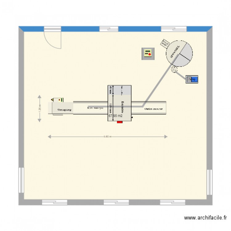 CHUHE sans deboxeur. Plan de 0 pièce et 0 m2