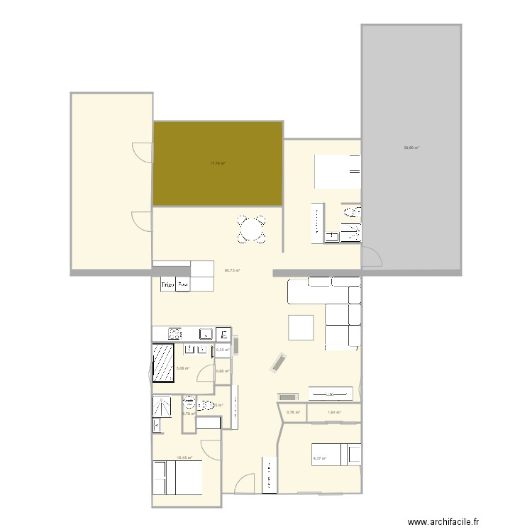 st vivien 2. Plan de 12 pièces et 183 m2