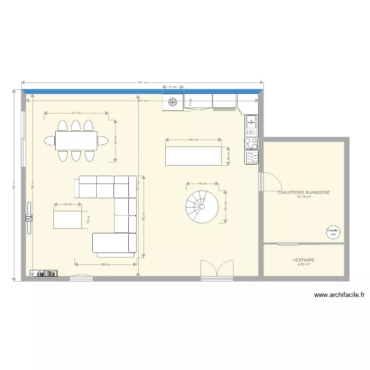 LOFT GANNAT. Plan de 