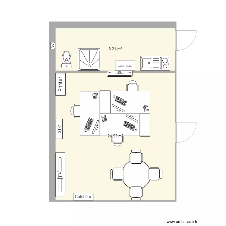 Bureau dalkia definitif. Plan de Bureau dalkia definitif. Plan de