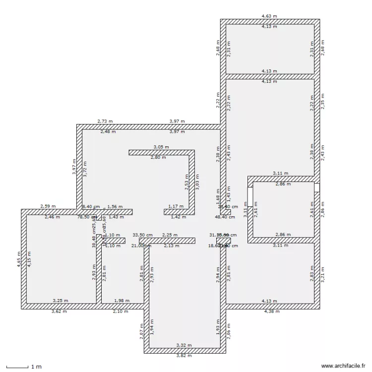 Vue plan 1 er etage . Plan de Vue plan 1 er etage . Plan de