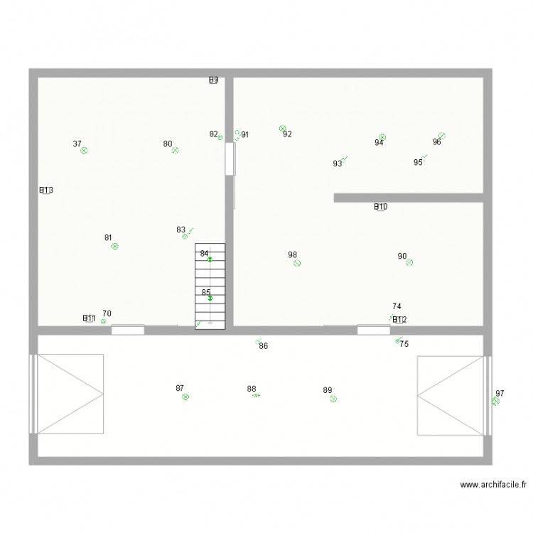 Eclairage sous sol jeremy s. Plan de 0 pièce et 0 m2