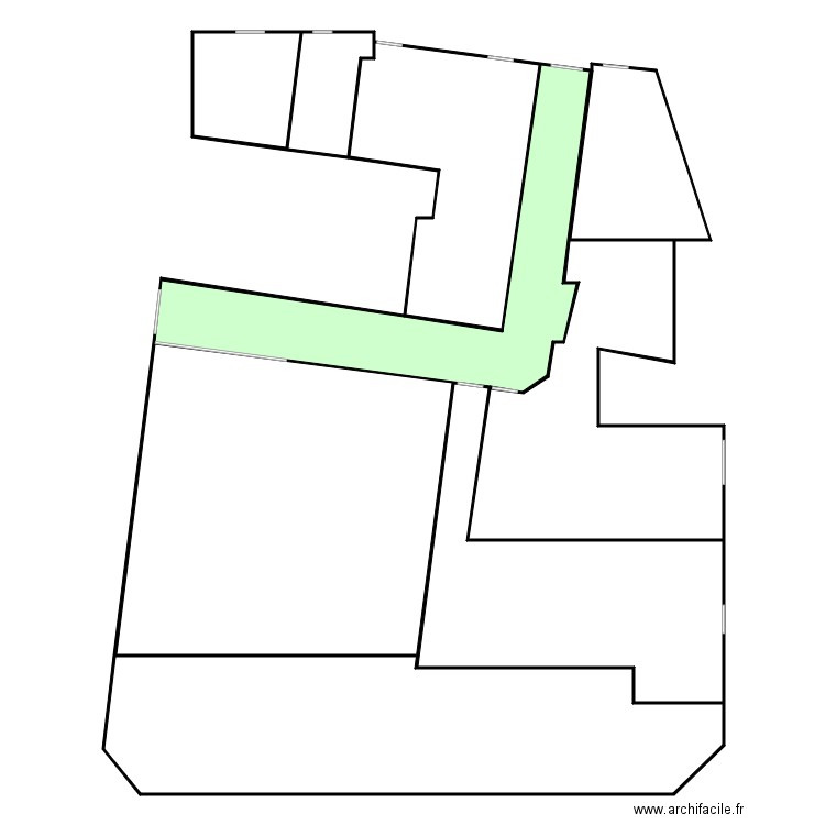 PESSAC. Plan de 8 pièces et 364 m2