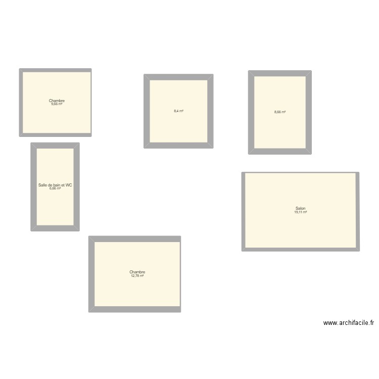 zanzi. Plan de 0 pièce et 0 m2