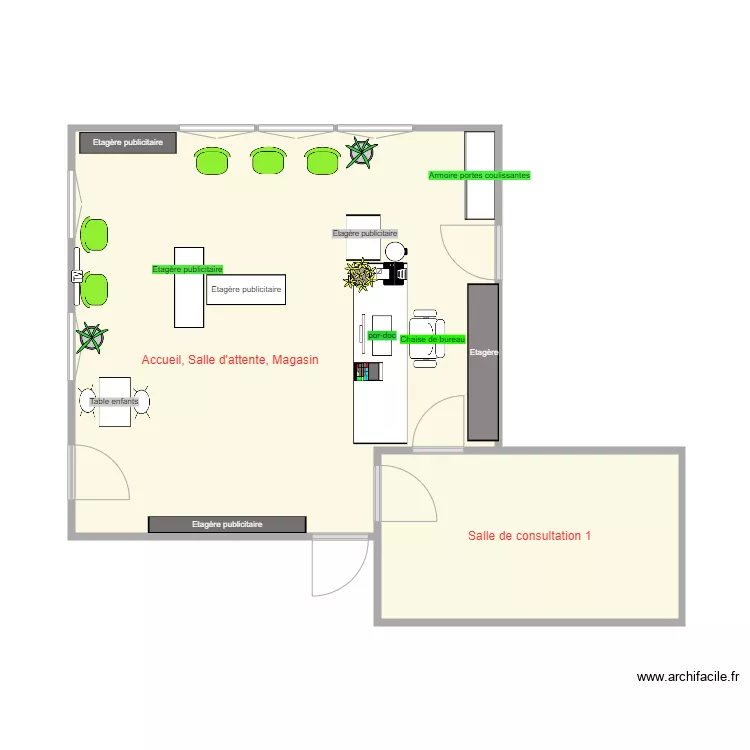 Plan v&eacute;to id&eacute;al. Plan de 