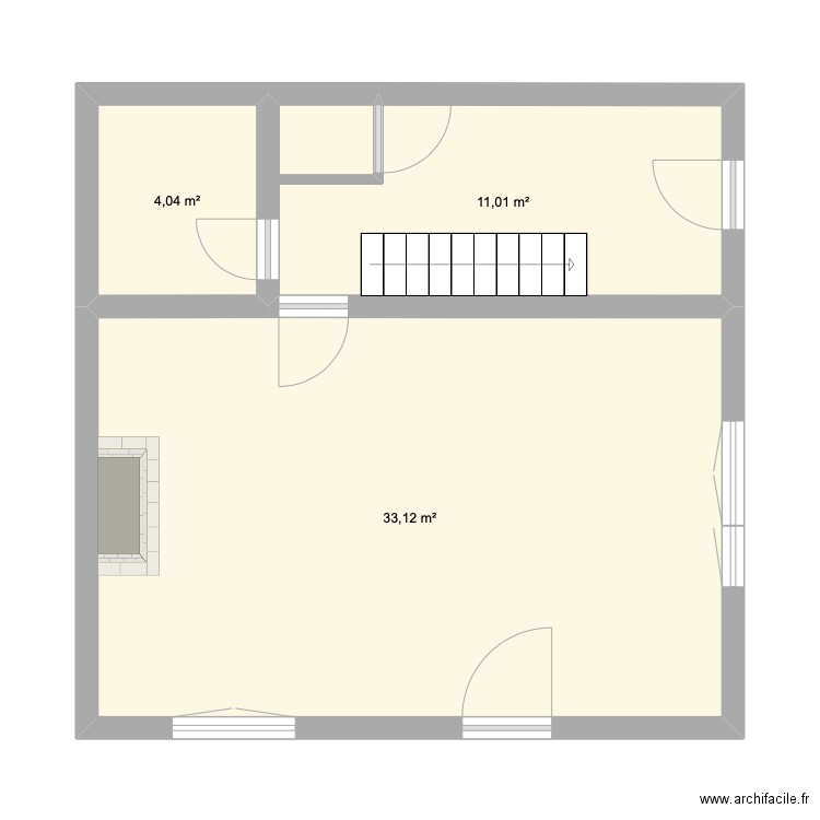 RDC BREAU projet. Plan de 0 pièce et 0 m2