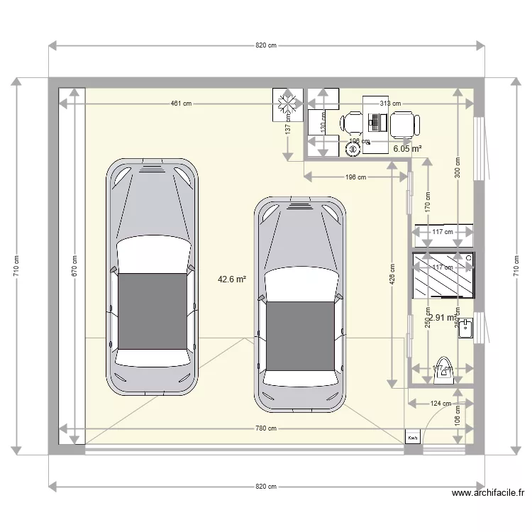 Garage sogros. Plan de Garage sogros. Plan de