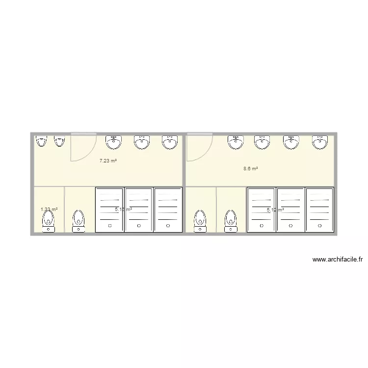 poulailler wc douche. Plan de 