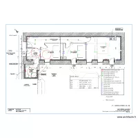 Plan &eacute;lectrique RDC Long&egrave;re Michel