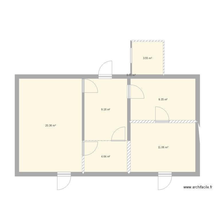 bureau de tabac. Plan de 0 pièce et 0 m2
