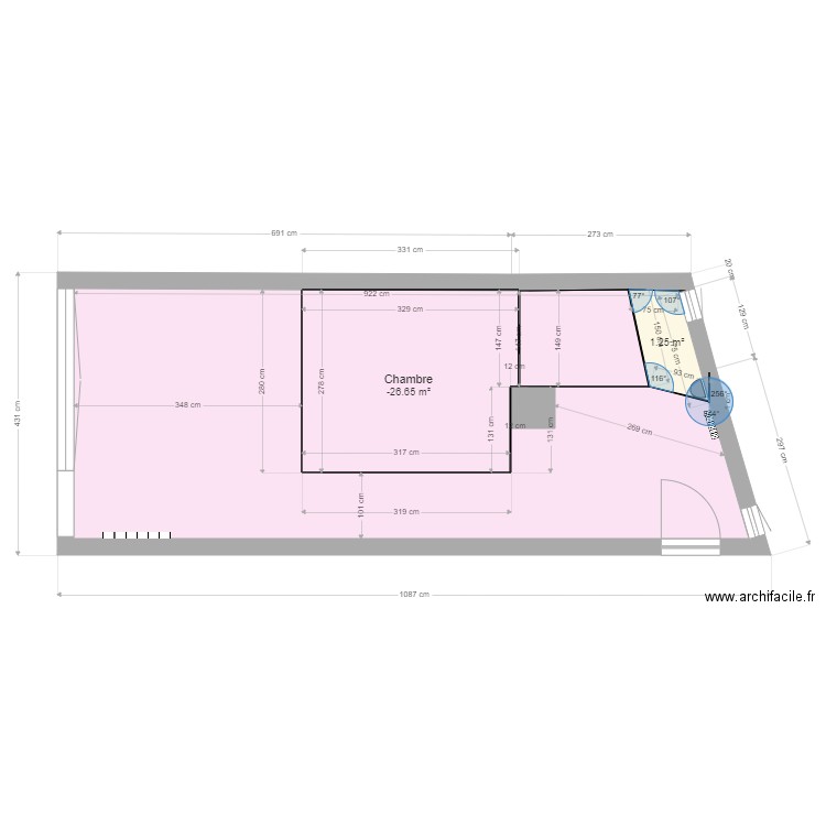 PARIS projet 1. Plan de 0 pièce et 0 m2