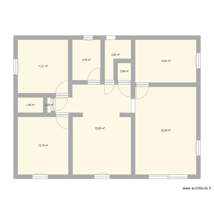 plan à finir. Plan de 0 pièce et 0 m2
