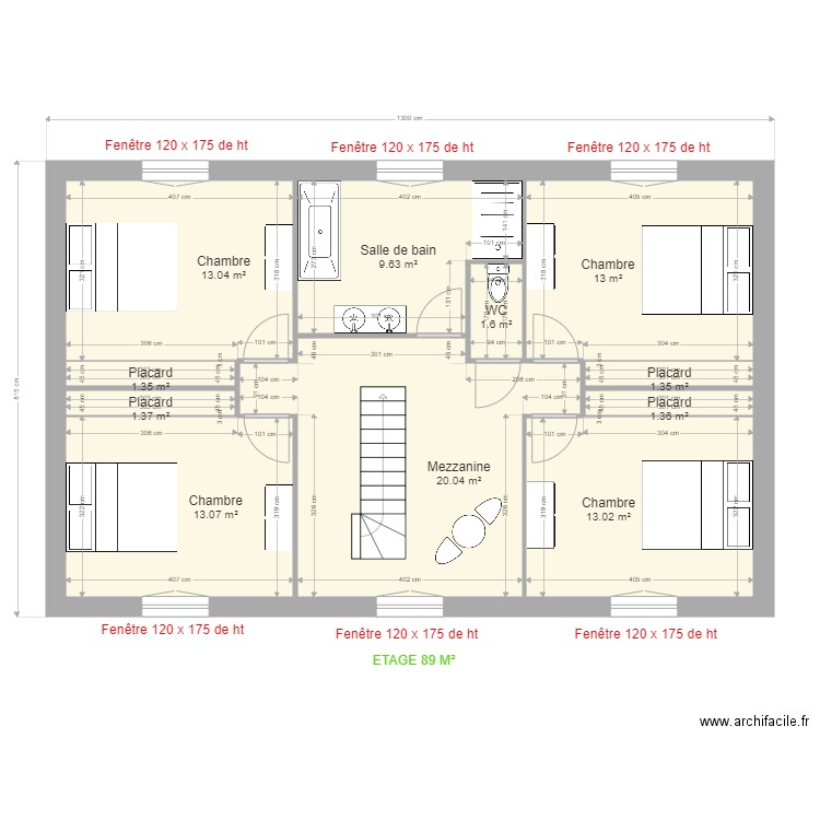 VELLUMYLUM LES AGEUX ETAGE. Plan de 0 pièce et 0 m2